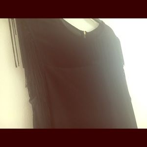 Cooper and Ella side fringed mini dress